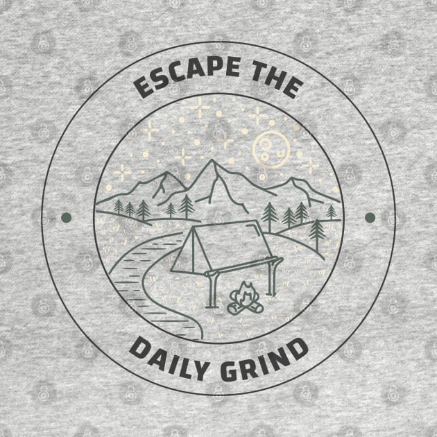 Escape the daily grind text by Inked Sensations